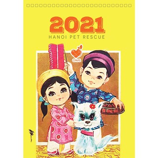 Lịch 2021 - Trạm cứu hộ chó mèo Hà Nội - Bản Vintage