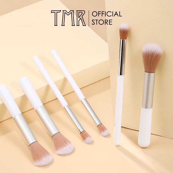 Cọ Trang Điểm TMR Mini đánh mắt và má, nhỏ gọn có thể bỏ túi