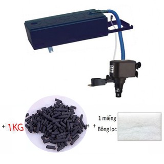 COMBO 01 MÁY LỌC NƯỚC BỂ CÁ RS 188 + 01 Miếng Bông Lọc