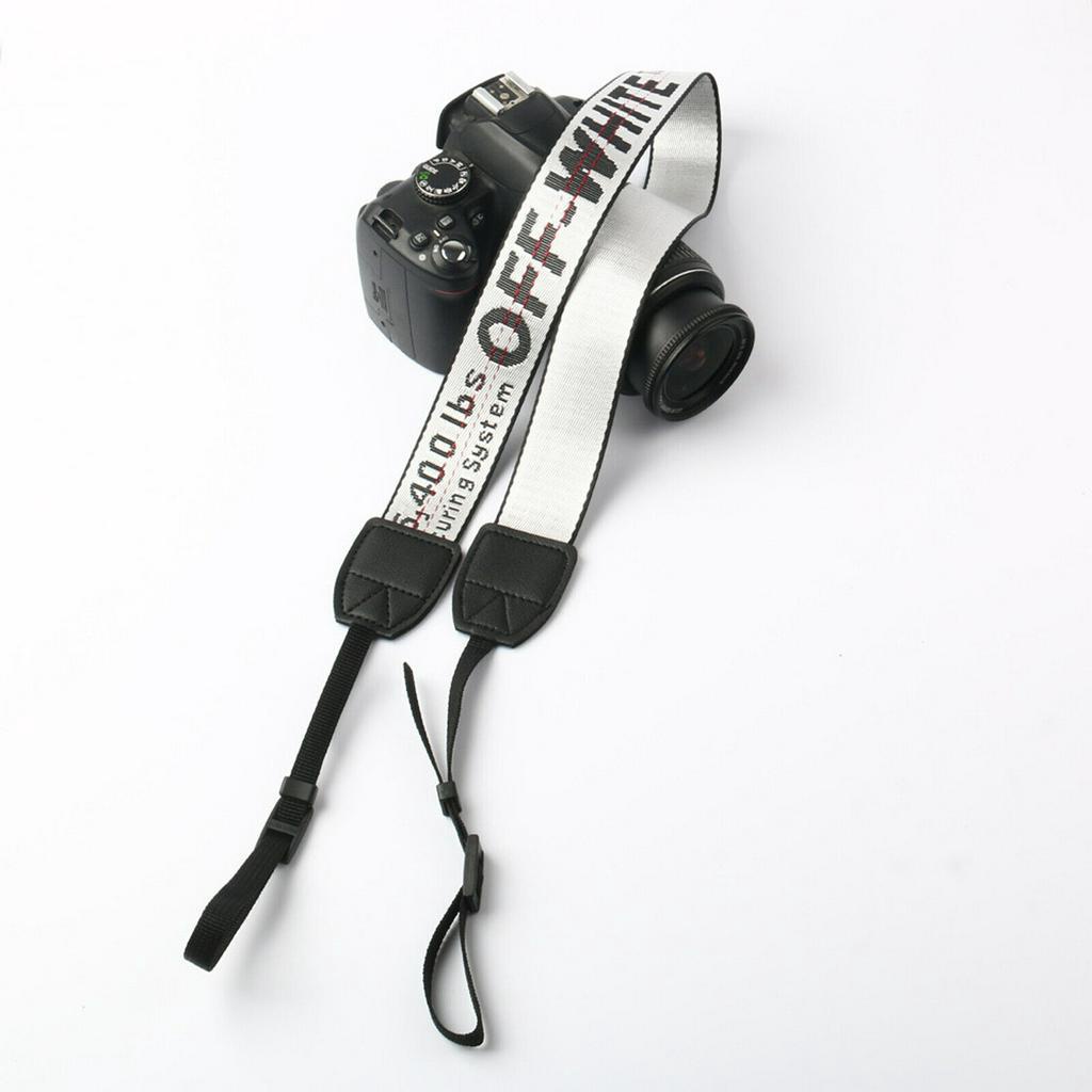 Offwhite Dây Đeo Máy Ảnh DSLR