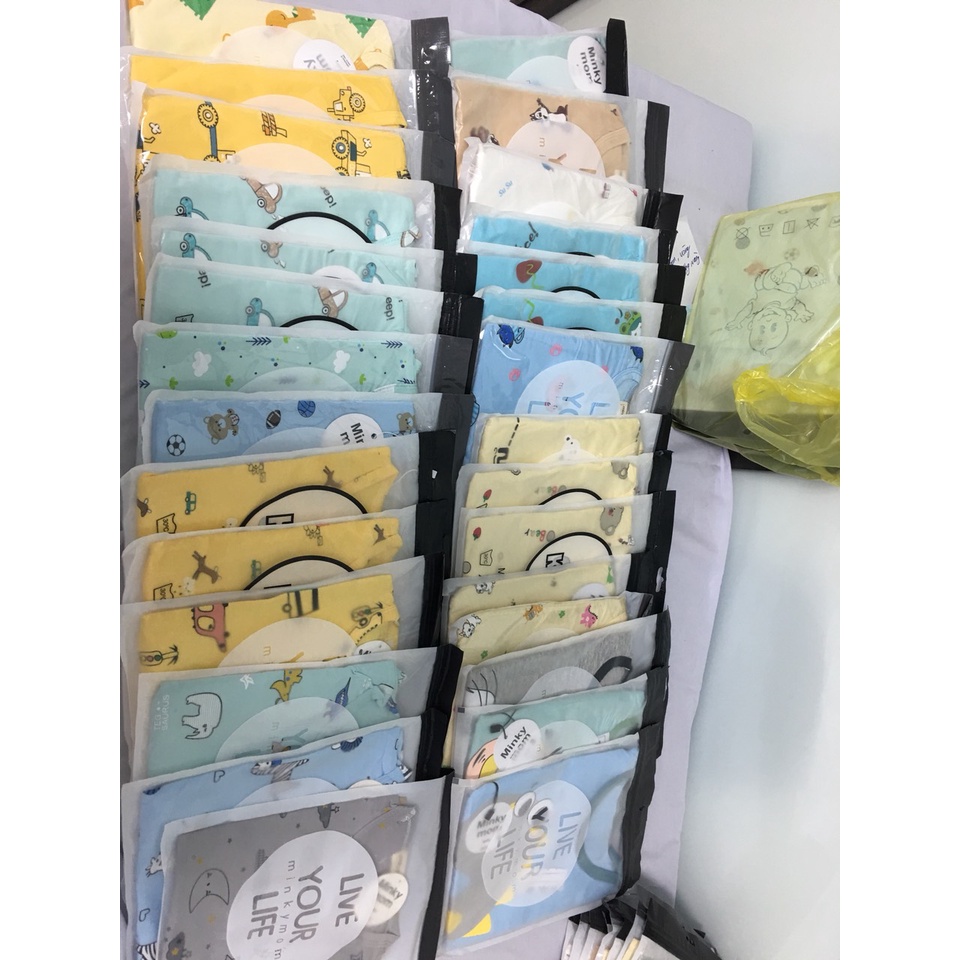 Bộ cộc tay thun lạnh size 2: 7-9kg cho bé.XẢ LỖ