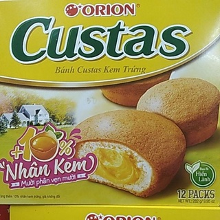 Bánh kem trứng Custas hộp 282g
