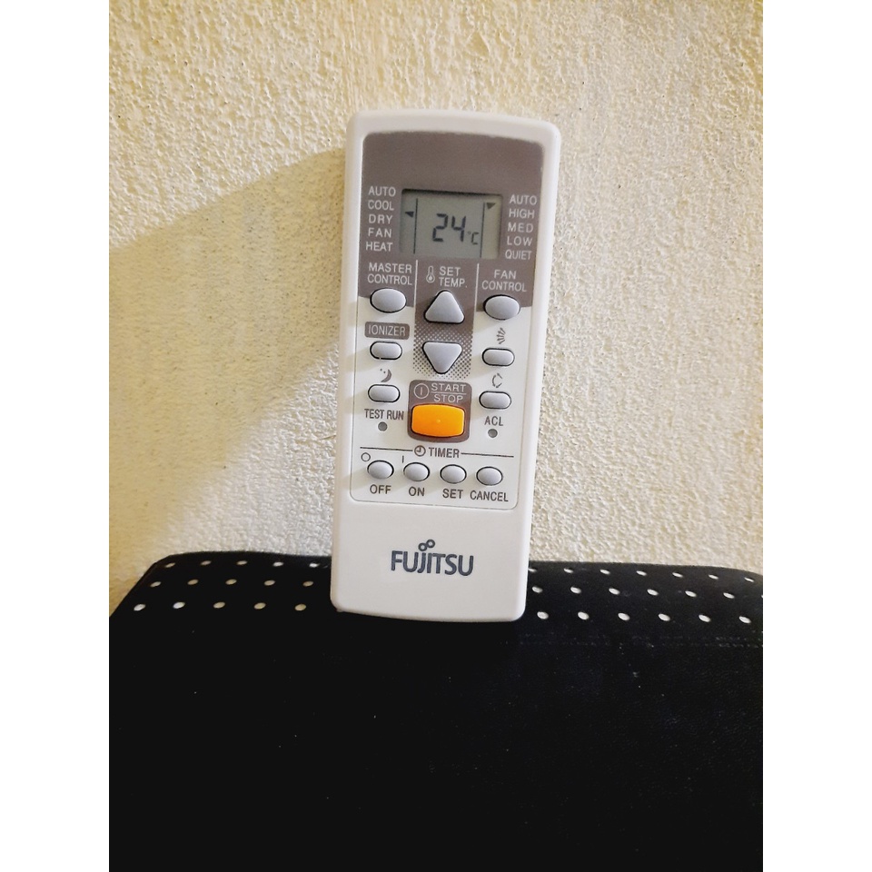 Remote Điều khiển điều hòa Fujitsu 1&amp;2 chiều Inverter- Hàng chính hãng theo máy 100% Tặng kèm Pin!!!