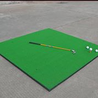 Thảm tập golf 1.5x1.5m - tặng kèm tee cao su và bóng golf