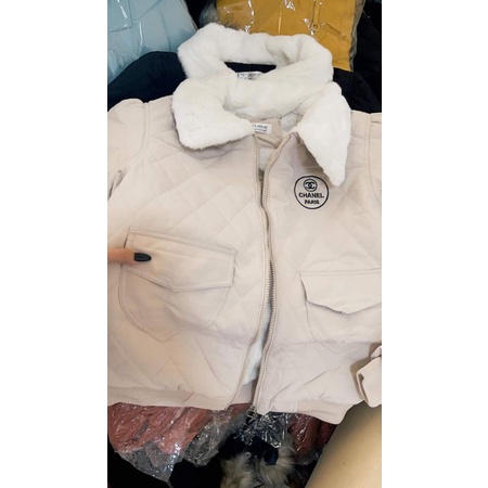 Áo phao nữ lót lông, cổ lông cực ấm túi hộp | BigBuy360 - bigbuy360.vn