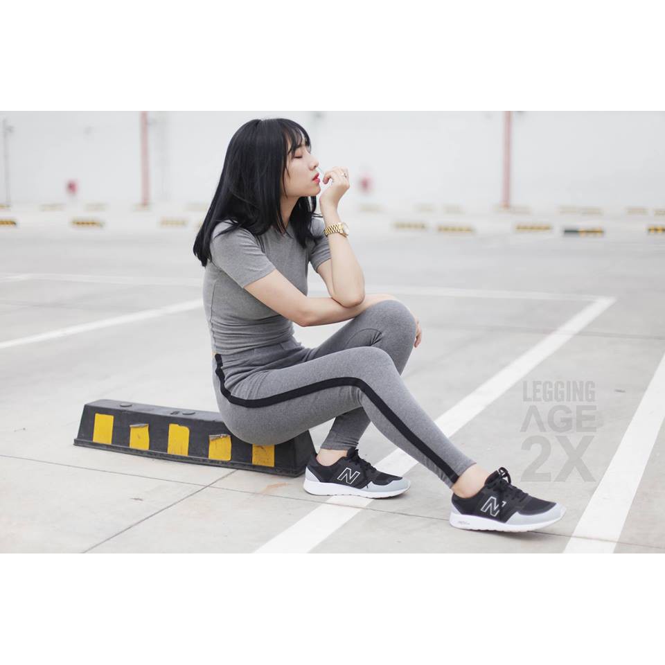QUẦN LEGGING XÁM LƯNG LIỀN - AGE2X | BigBuy360 - bigbuy360.vn