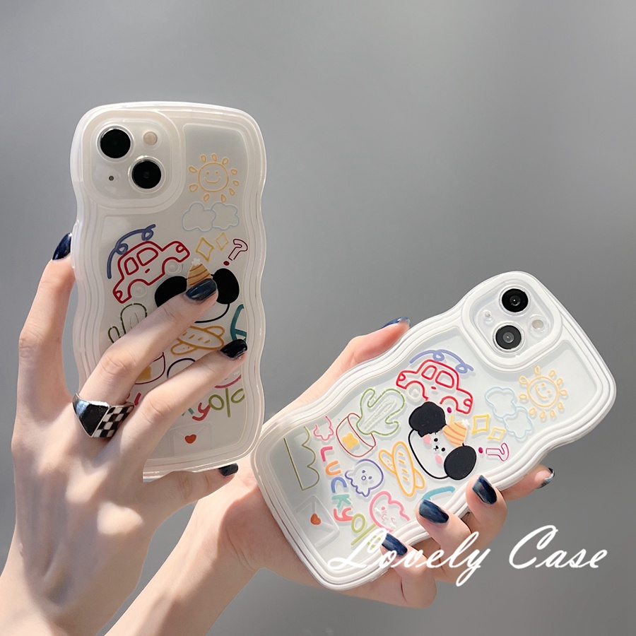 iPhone 14 13 12 11 Pro Max X XR Xs Max 8 7 6 6s Plus SE 2020Ốp Điện Thoại Mềm Trong Suốt In Hình Chú Cún Cho