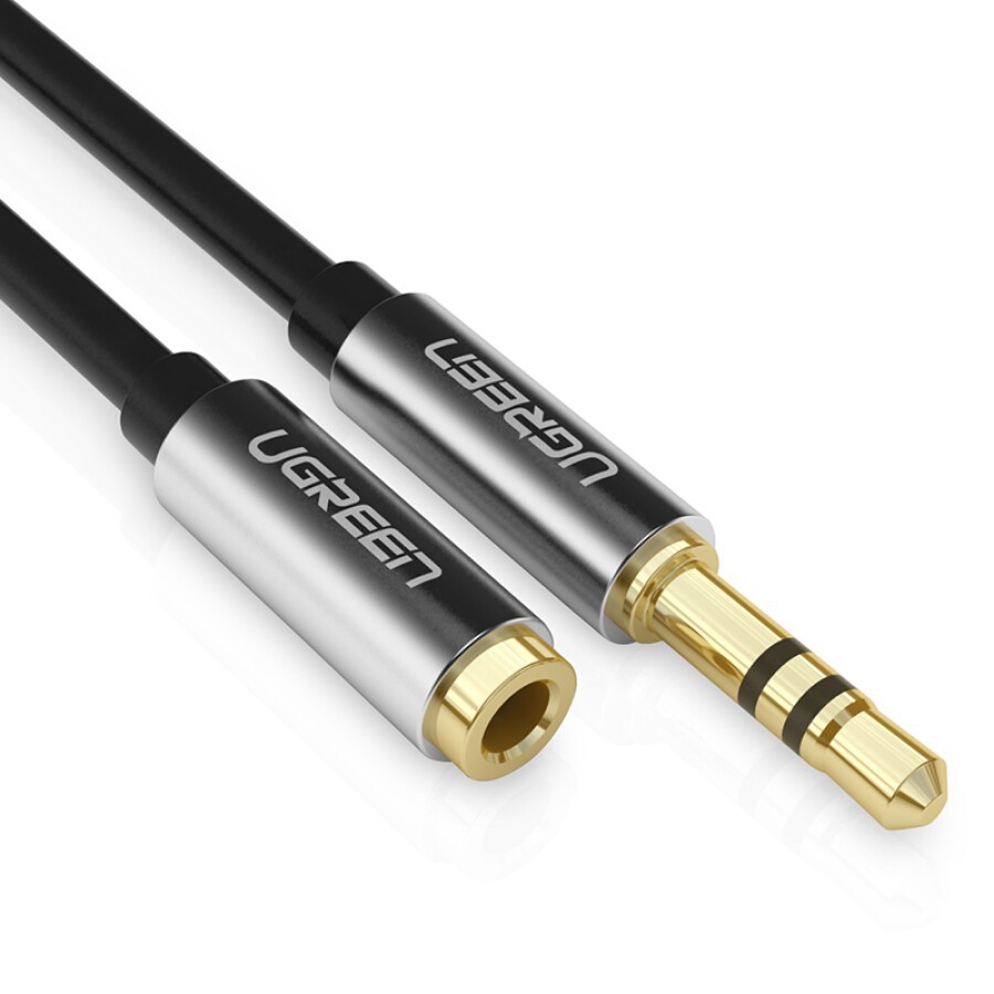 Dây Nối Dài Tai Nghe Jack 3.5mm UGREEN 10592 Dài 1M - Cáp AV 3.5mm Nối Dài Audio - Hàng Chính Hãng - 10592