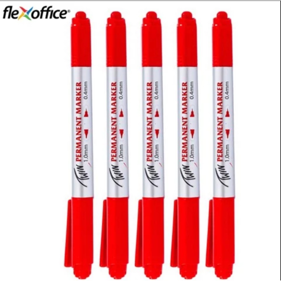 Bút lông dầu FlexOffice FO-PM01 (Hộp 10 Cây)
