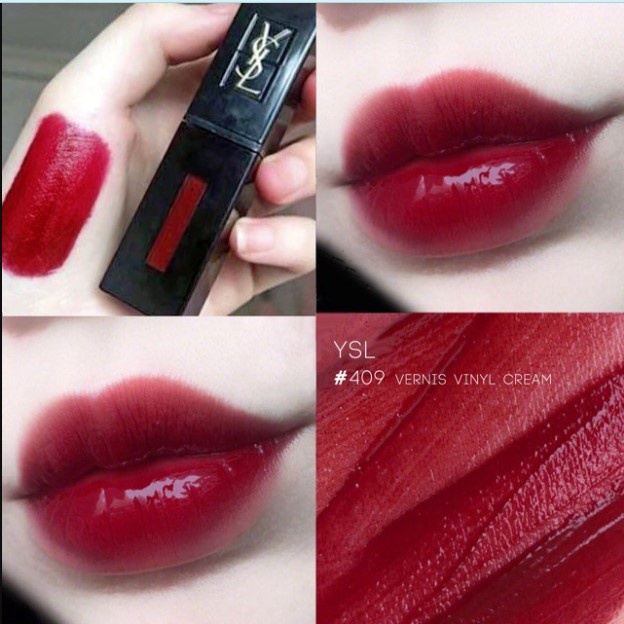 Son Kem YSL chính hãng các màu hot nhất  Rouge Rebel, Water Stain, Club Bordeaux, Burgundy, son siêu lì mềm mại date xa