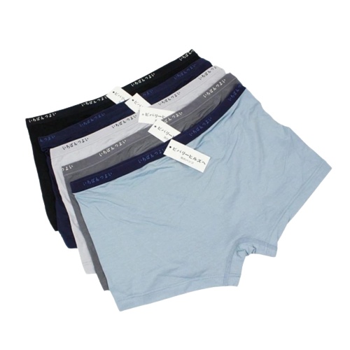 Hộp 5 Chiếc Quần Lót Đùi Nam Boxer Cotton Thun Siêu Mềm Mát Xuất Nhật