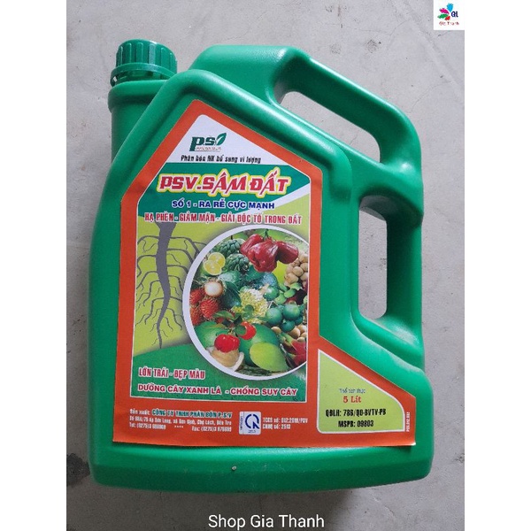 (Shop gt20) Can Phân thùng tưới góc Sâm Đất 5L