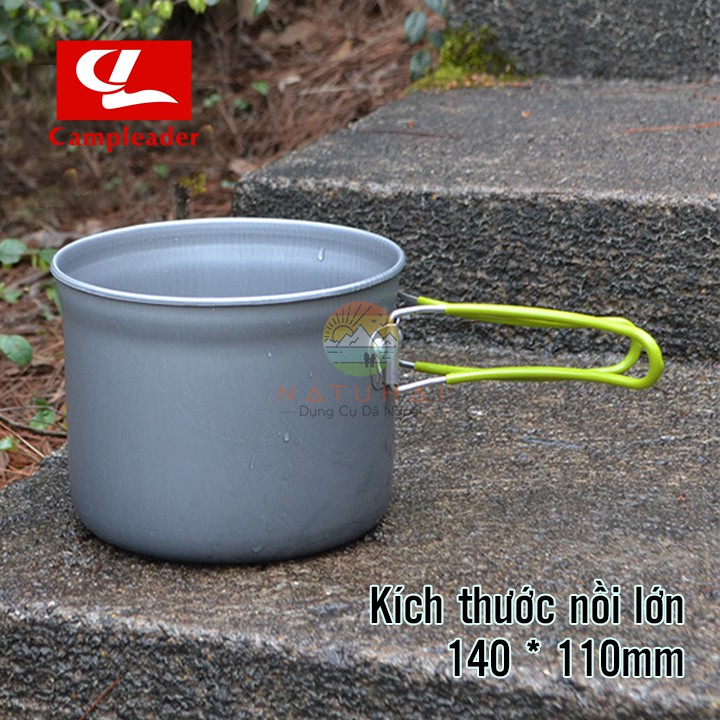 ❤FREE SHIP❤ Bộ Nồi Cắm Trại Campleader Cho 2-3 Người DS-201 Hợp Kim Nhôm Thích Hợp Đi Du Lịch Dã Ngoại - NATUHAI | BigBuy360 - bigbuy360.vn