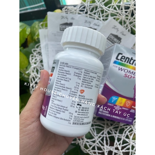 LỌ CENTRUM FOR WOMEN 50+ 90 VIÊN CHÍNH HÃNG