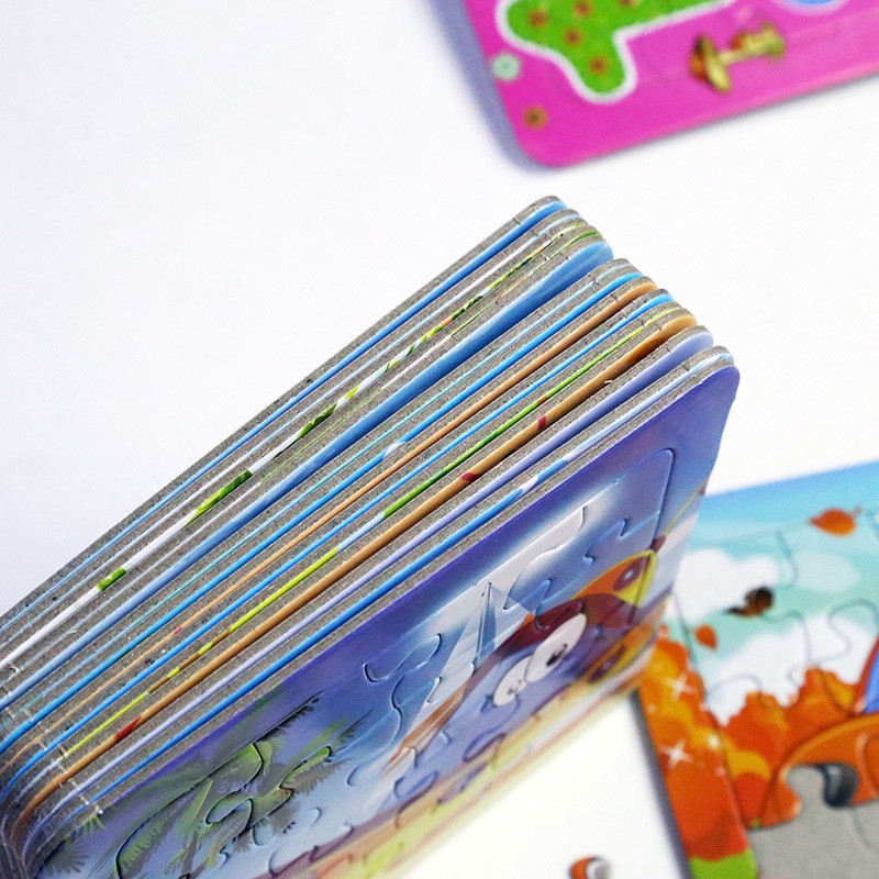 Combo 10 bộ ghép hình trẻ em giáo dục sớm - Đồ chơi trí tuệ cho trẻ em bằng giấy OEM HOT
