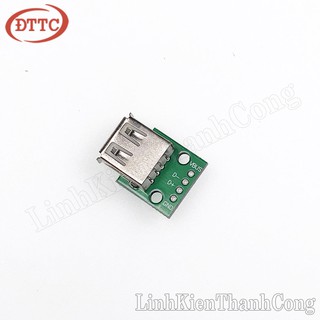 Bộ 2 Chiếc Module USB Chuyển Đổi USB 2.0 (Loại Cái) Sang DIP 4P 2.54