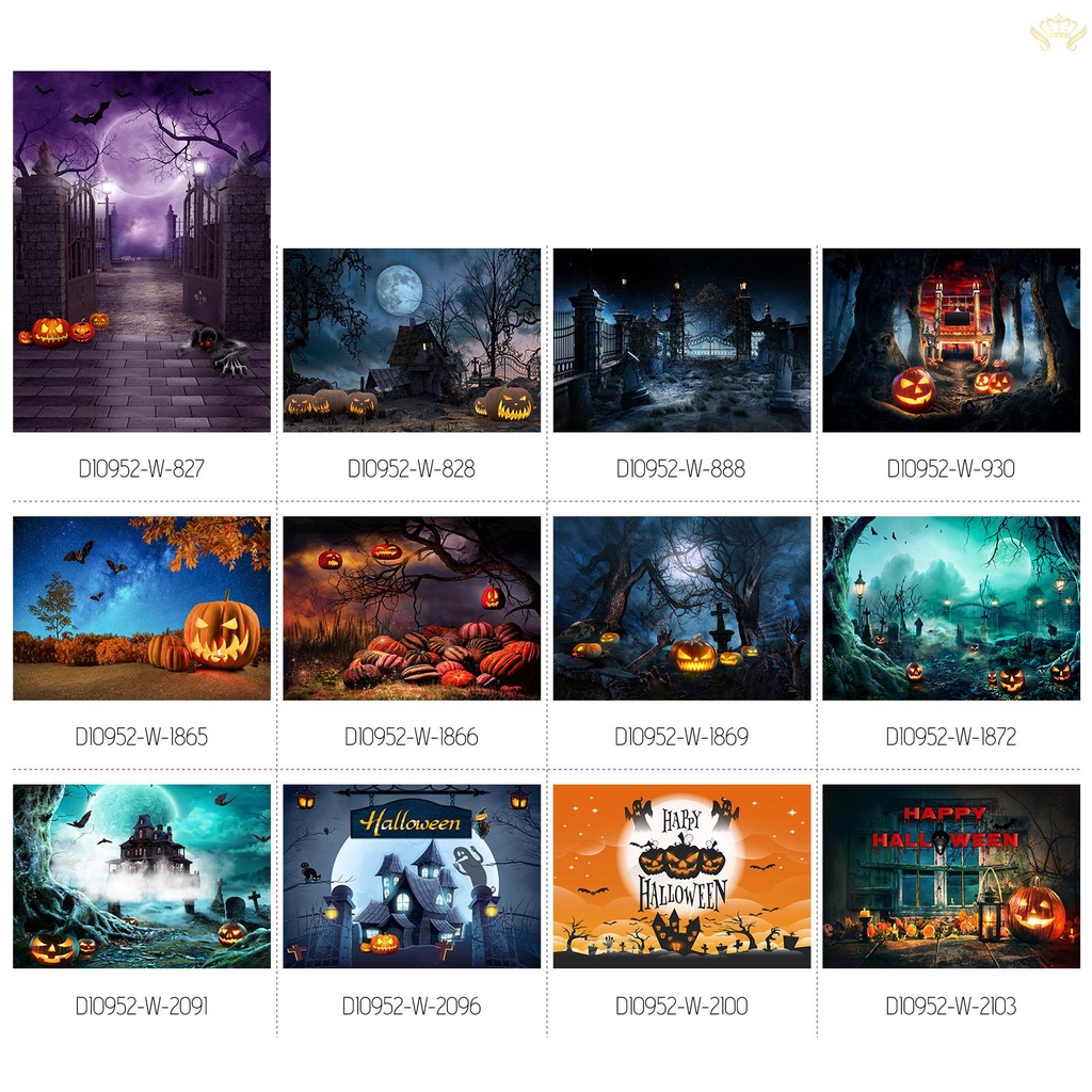 Phông Nền Chụp Ảnh Chân Dung Chủ Đề Halloween Kích Thước 2.1 * 1.5m