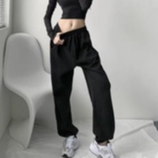 Quần jogger nỉ da cá, quần nỉ basic Bo cạp dây rút ống