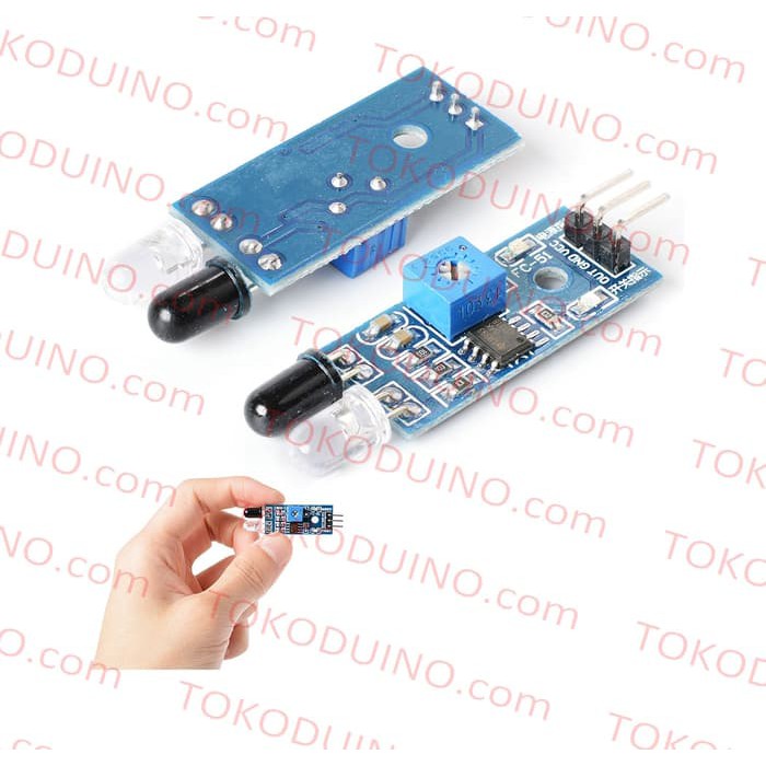 Bộ Cảm Biến Hồng Ngoại Ir Obstacle Cho Xe Hơi Thông Minh Arduino Robotic