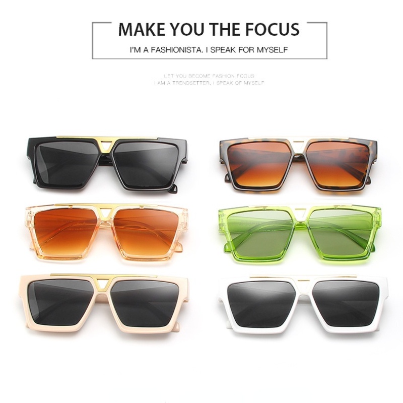 Kính Mát Gọng Vuông Trong Suốt Thời Trang Dành Cho Nam Và Nữ