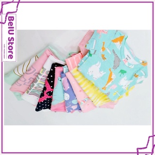 Set Đồ Bé Gái Trai Thun Cotton Beiu Quần Áo Trẻ Em Xuất Dư Carter Thoáng Mát, Nhiều Màu, Mẫu Ngẫu Nhiên - B23