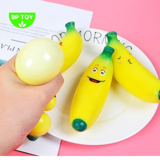 Đồ chơi mềm dẻo Squishy hình quả chuối siêu ngộ nghĩnh cho bé