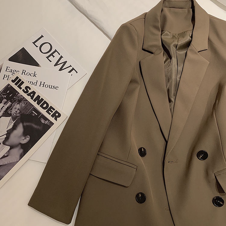 Áo Khoác Vest Màu Đen Phong Cách Hàn Quốc Thời Trang Xuân Thu 2022