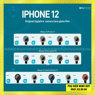 Dán bảo vệ camera Iphone 12 chính hãng KUZOOM