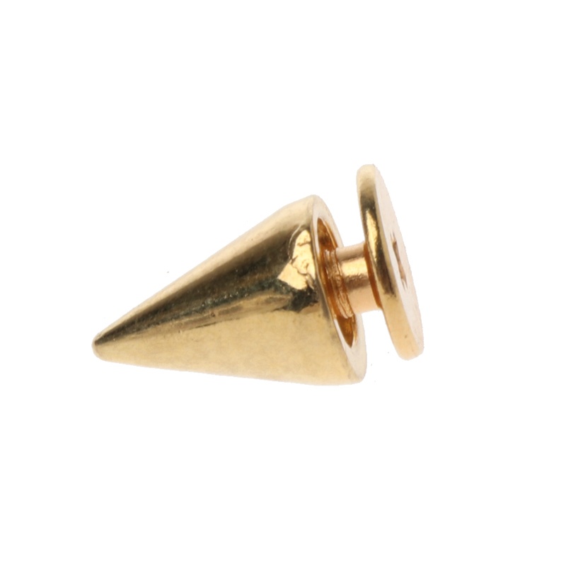 Set 100 Đinh Tán Kim Loại 10MM Hình Nón Dùng Để Làm Đồ Da Thủ Công