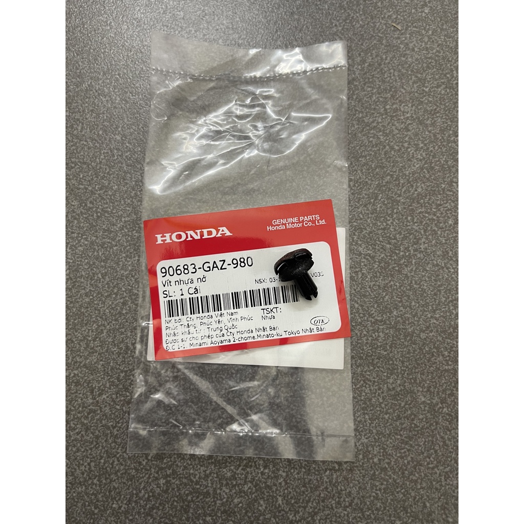 chốt vít nhựa nút gài mặt nạ xe future neo future x hàng chính hãng 90683GAZ980