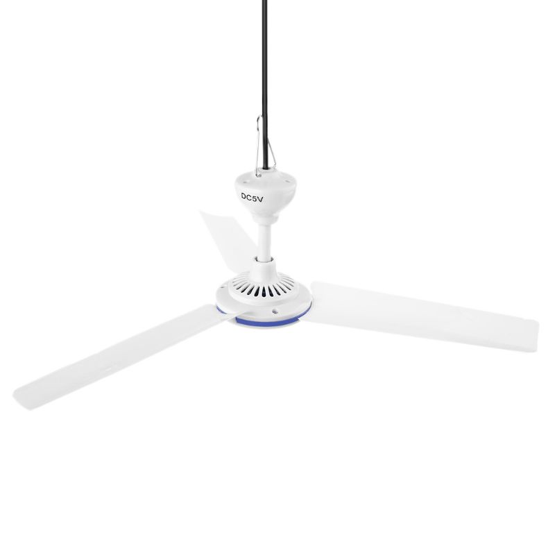 Quạt Trần USB 19inch 5V Tốc Độ 1 Tốc Độ Tiện Lợi Dành Cho Cắm Trại Ngoài Trời