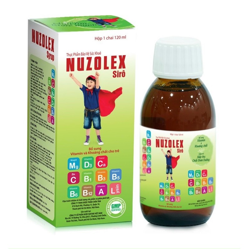 Nuzolex giúp trẻ ăn ngon