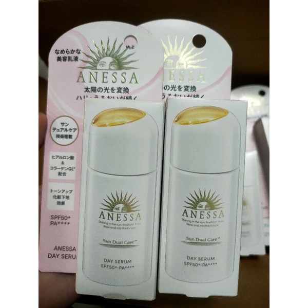 Serum Chống Nắng Anessa Dưỡng Da Nâng Tông Sun Dual Care SPF50+ PA++++ 30ml