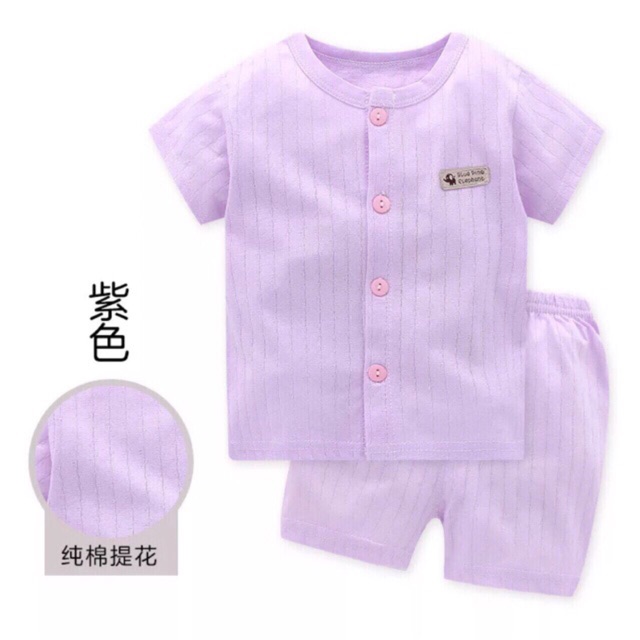 Xả kho_ Bộ cotton giấy quảng châu bé zai/bé gái