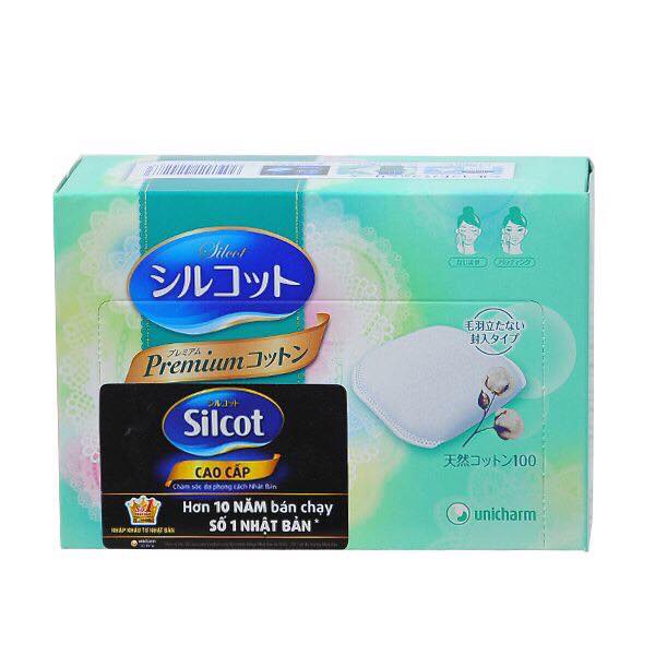 Bông Tẩy Trang Cao Cấp Silcot Xanh Lá 66 Miếng - Xanh lá