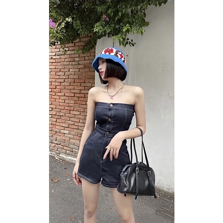 FINNS | Bộ liền thân jeans Lari Jum