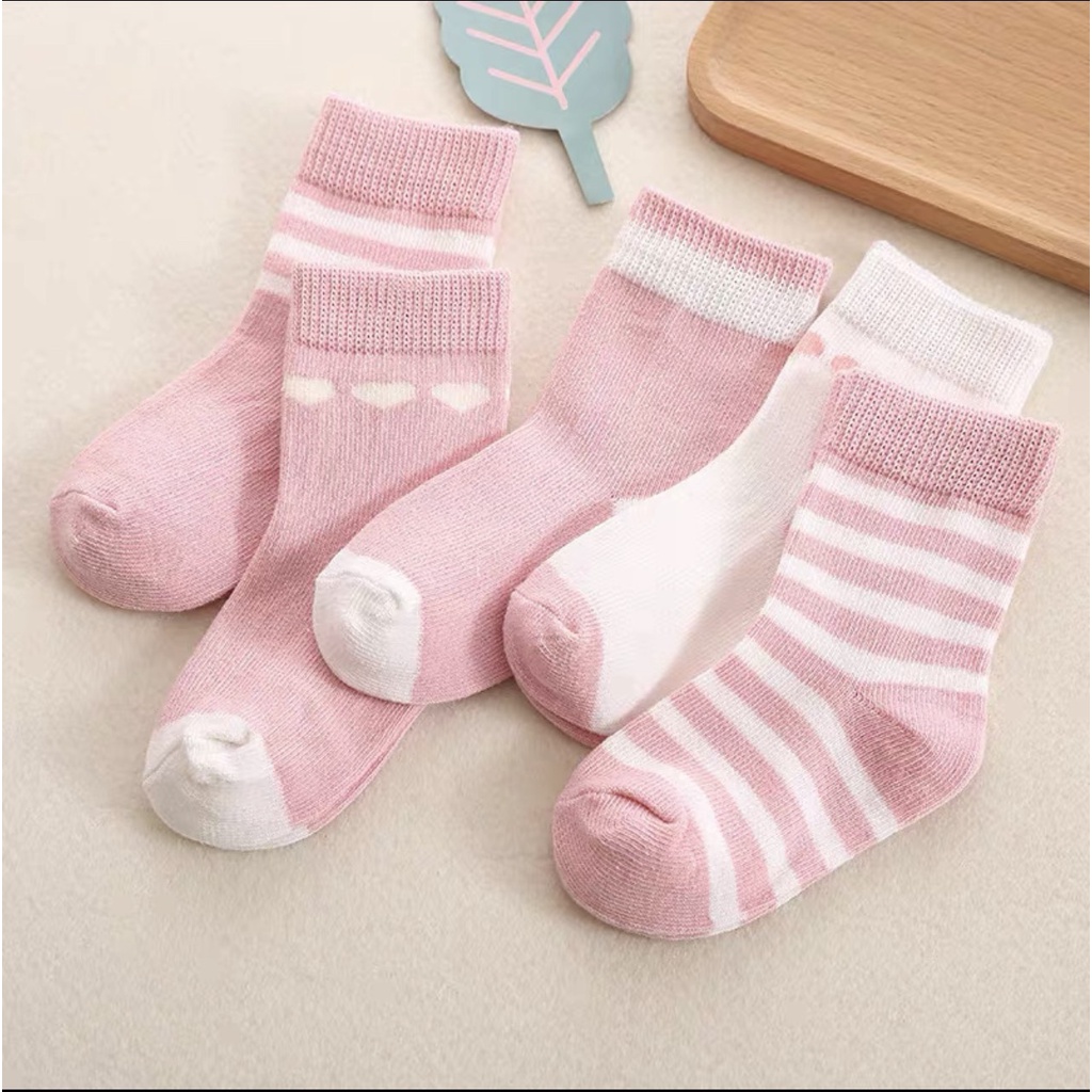 [ SIÊU RẺ ] COMBO 5 ĐÔI TẤT/VỚ CHO TRẺ EM 6-12T COTTON MỀM MẠI HÌNH ẢNH KUTE