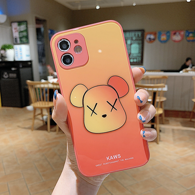 Ốp điện thoại TPU dẻo hình gấu cho iPhone 12 Mini 12 Pro 12 ProMax 11 Pro Max X XR 7 8 Plus Xs Max | BigBuy360 - bigbuy360.vn