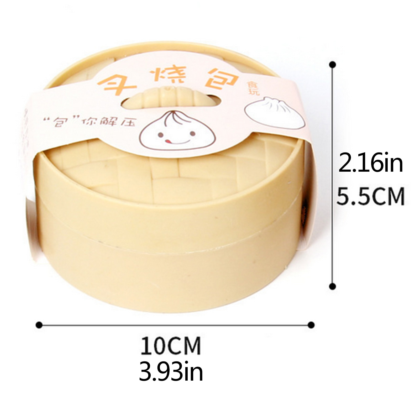 Đồ Chơi Squishy Hình Bánh Bao Giúp Giảm Căng Thẳng