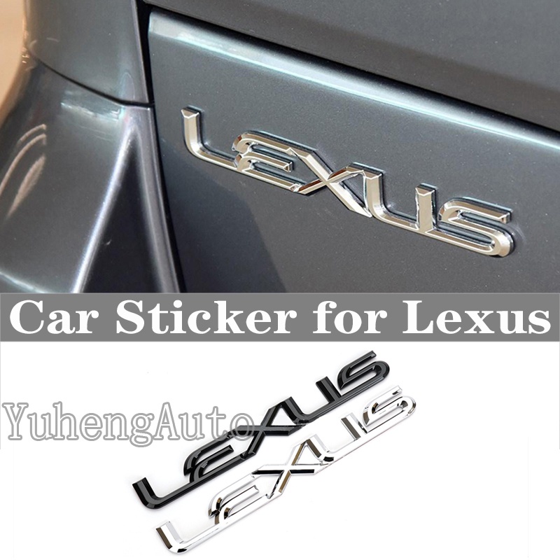 1 Miếng Dán Chữ Kim Loại Trang Trí Thân Xe Hơi Lexus RX300 NX300h NX NX200T