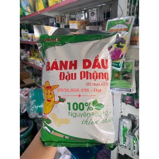 Bánh dầu bột đã qua xử lý - phân bánh dầu đậu phộng lavamix 1kg
