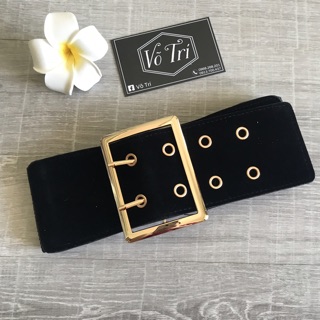 Đai nịt đầm nhung 8 lỗ mới