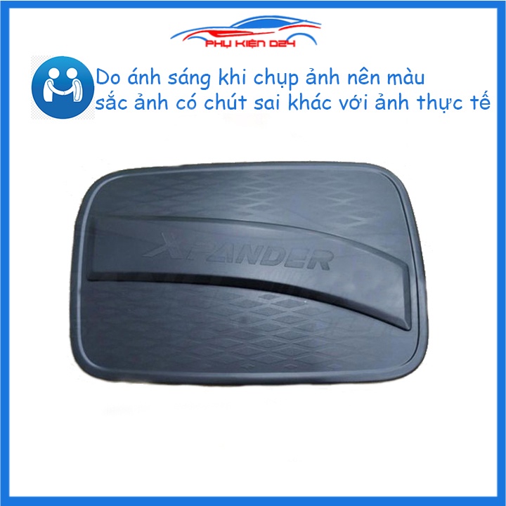 Ốp nắp bình xăng Xpander 2018-2019-2020-2021-2022-2023 nhựa đen chống trầy trang trí ô tô