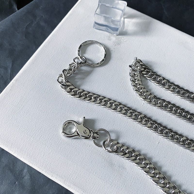 Dây Chuyền Dạng Xích Dày Dặn Phong Cách Hip Hop Punk 22203 Dễ Phối Đồ Thời Trang Cho Nam Và Nữ