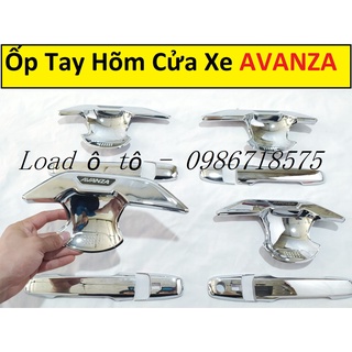 Ốp Tay Nắm, Hõm Cửa Xe Toyota AVANZA 2022-2024 Mẫu Mạ Crom Sáng Bóng