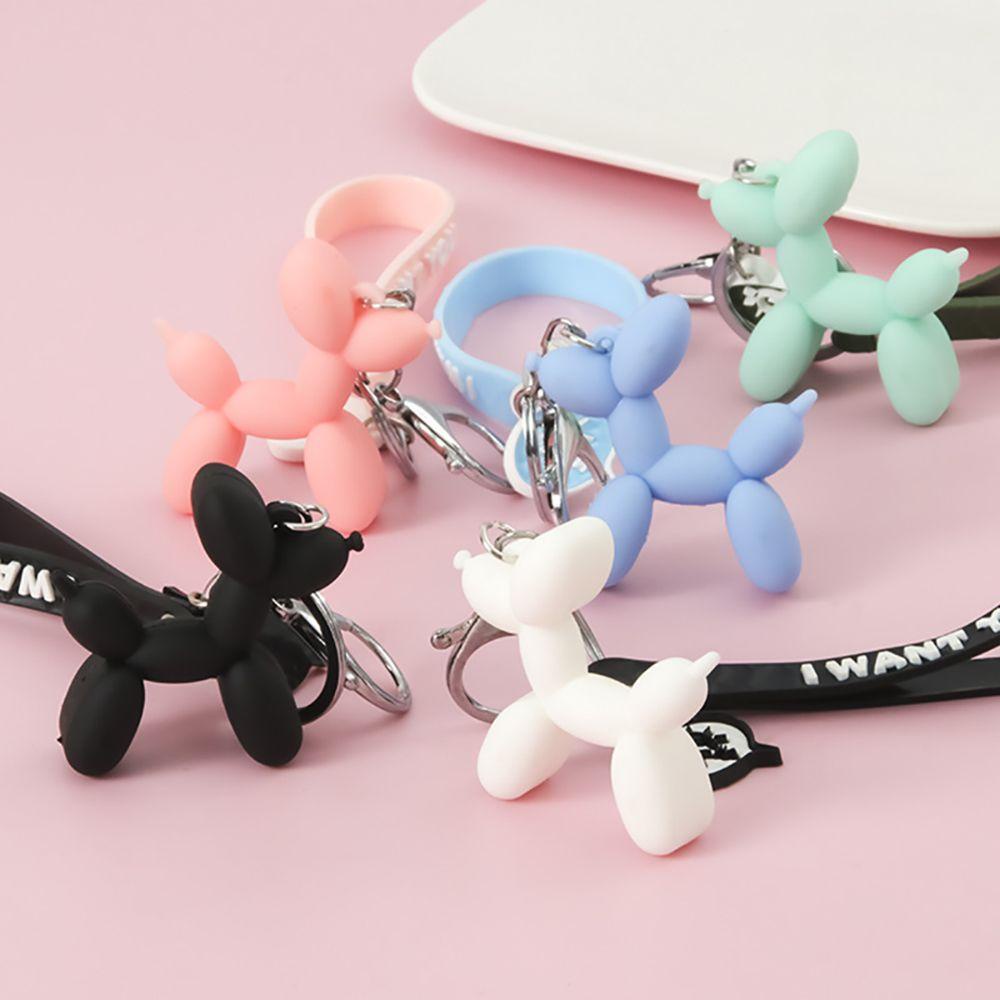 Móc Khóa Hình Chú Chó Bằng Silicone Dễ Thương