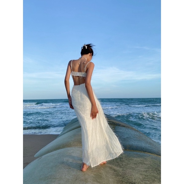 Quin Dress - Váy maxi khoét eo hai dây hở lưng - THIẾT KẾ BỞI IAMCOCO.OFFICIAL