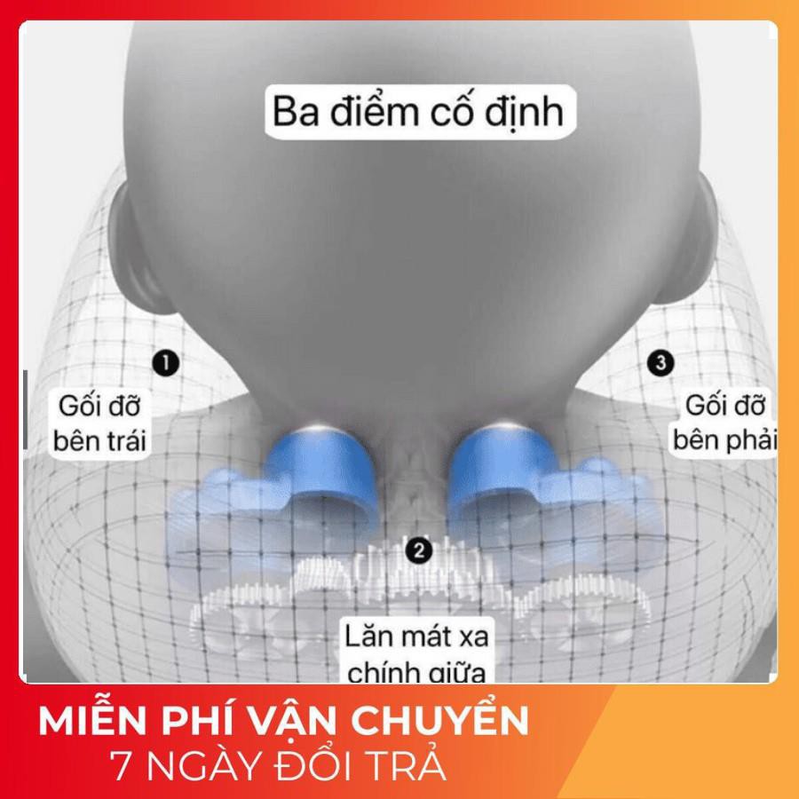 Gối massage cổ vai gáy U-shaped chính hãng [Chuyên dụng cho dân VP]