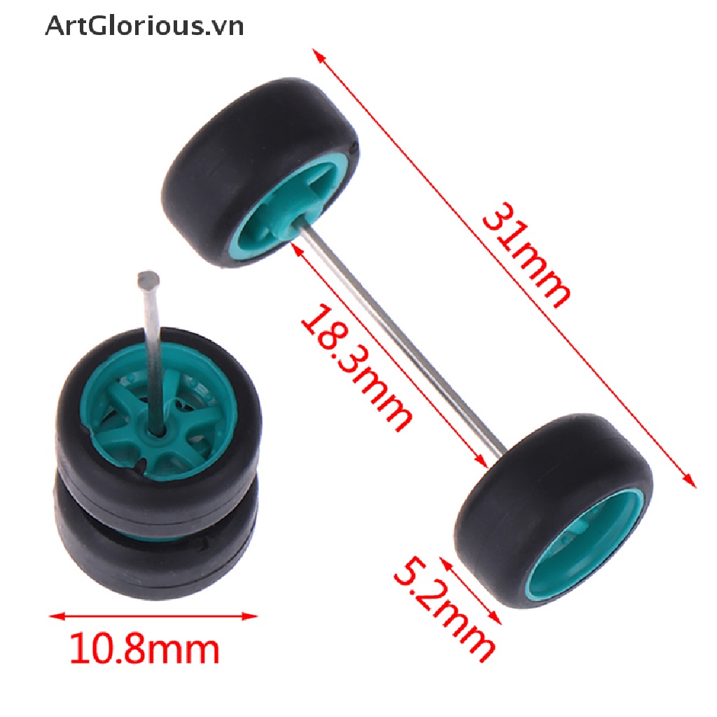 Bánh Xe Cao Su Tỉ Lệ 1 / 64 Cho Mô Hình Xe Đồ Chơi