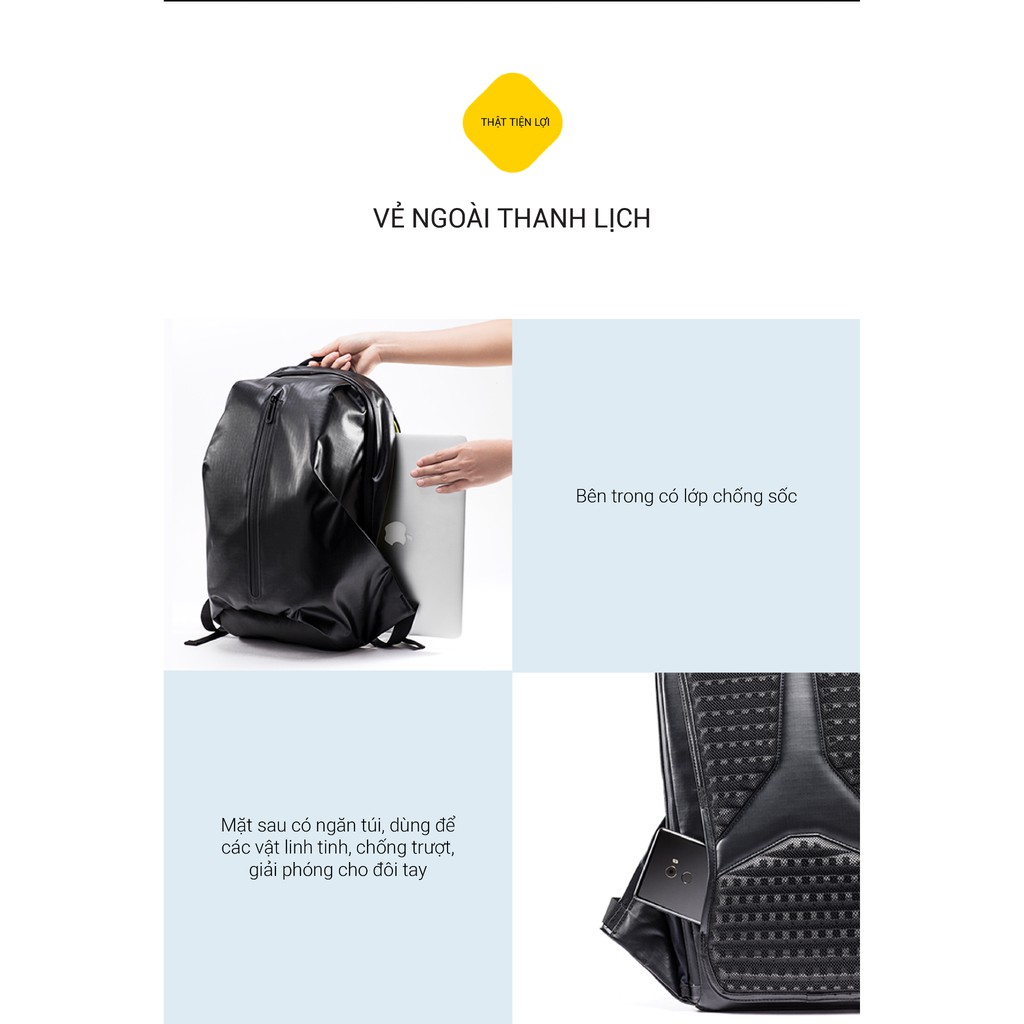 Balo laptop đa năng XIAOMI all - weather backpack-chống thẤm nước-hàng chính hãng